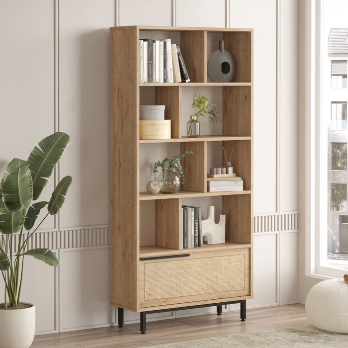 Hanah Home On4-Su Estantería en Nogal y Roble